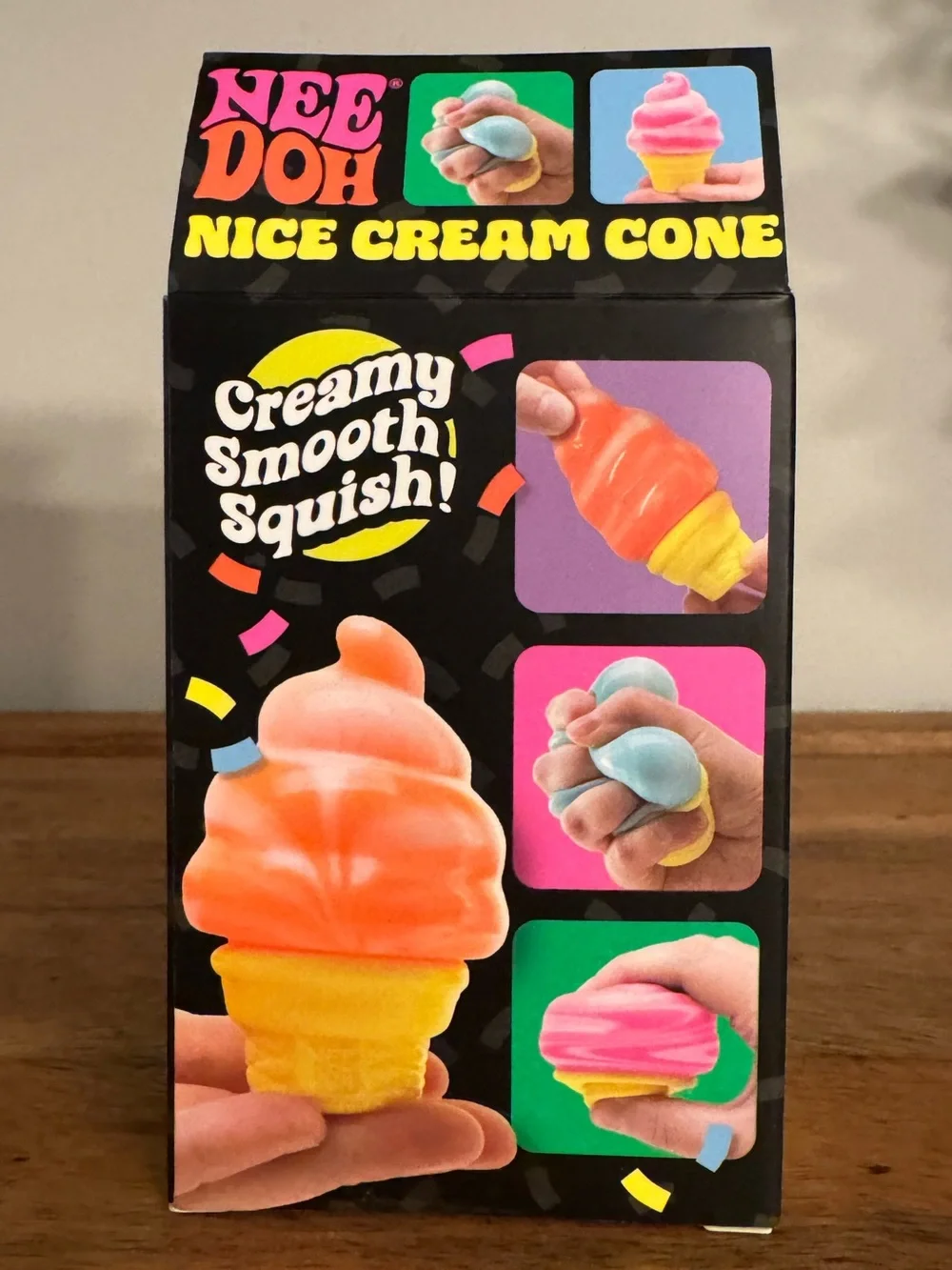 NeeDoh Orange Nice Cream Cone...Squishy Toy